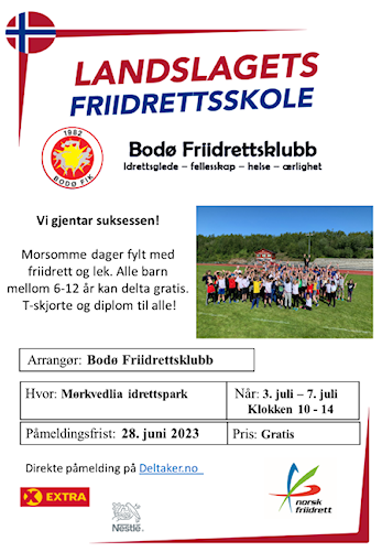 Invitasjon til friidrettsskole
